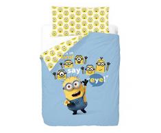 Universal Minions Eye - Funda nórdica de 3 piezas para cama de 90 cm
