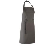 ShirtInStyle Universal Babero Delantal de Cocina Hornear Parrilla Delantal Alta Calidad Muchos Colores - Bianco - bianco