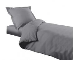 Douceur dIntérieur 1640737 Funda de Edredón, Color Gris, 140 x 200 cm