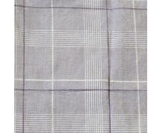 Just Contempo tartán Cortinas Forradas y Plisadas, Morado, 66 x 72 , algodón poliéster, Heather Purple, 66 x 72 Inches