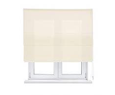 KAATEN - Estor Plegable Basico - Disponible EN Varias Medidas Y Colores (90_x_250_cm, Marfil)