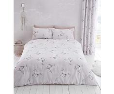 Catherine Lansfield - Juego de Funda de edredÃ³n y Almohada, diseÃ±o de Unicornio, Color Rosa, Rosa, Matrimonio