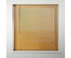 Universal PVC Persiana Veneciana 25 mm, Madera, W150 x 160 cm)