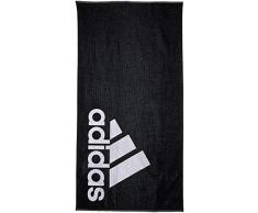 adidas Towel L Toalla de Playa, Unisex Adulto, Black/White, NS