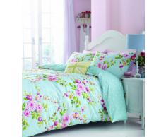 Catherine Lansfield Canterbury - Juego de funda de edredón y fundas de almohada para cama de matrimonio, multicolor