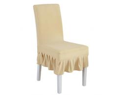 Protector De La Silla Cubierta De La Mezcla Respaldo Alto Elástico Elástico Cubre La Silla, Falda Plisada De Algodón Silla Giratoria Asiento Protector para El Restaurante del Hotel Asiento