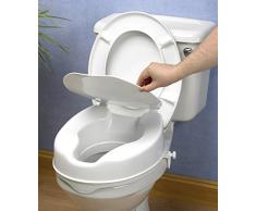 Ayudas dinamicas - Asiento elevador w.c. De 15 cm. Con tapa