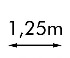 Cortina de fleje de PVC Cortina elástica industrial de 3x300 mm, transparente, completamente premontada, rieles de montaje galvanizados, resistente a la intemperie, protección contra salpicaduras