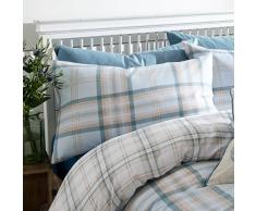 Catherine Lansfield Cl Kelso Duckegg - Juego de Funda nórdica para Cama de 135 cm
