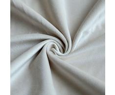 MIULEE 2 Piezas Terciopelo Funda de Cojine Funda de Almohada del Sofá Throw Cojín Decoración Almohada Caso de la Cubierta DecorativoPara Sala de Estar 50x 50cm,20 x 20 Pulgadas Blanco Crema