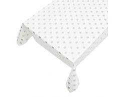 'hule Mantel "Star Plata en 1,4 m BR. Mantel hule (Metro)