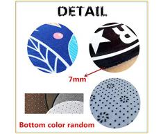 Fansu Tapete Redondo Personalidad Geometría Alfombra Cocina Dormitorio Sala Piso Moqueta Mats Felpudos Pad para Habitación Decorativo 3D Interior Cojín Antideslizante