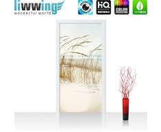 Liwwing - Tapete fotográfico autoadhesivo 100 x 211 cm - cima! prima mural plus puerta! panel de la puerta de