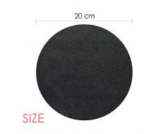 DIYthinker Goma Mousepad Oficina del juego alfombrilla de ratón Regalo violeta Patrón decorativo floral redondo clásico antideslizante