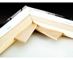 Fotoleinwand24 - Banksy Graffiti Art " Charlie De colour marrón "/ AA0003/foto lienzo sobre bastidor, madera, color, 80 x 60 cm