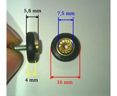 1 Rueda de mampara 16 mm