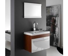 Bathkitchens - Mueble De Baño, Lavabo Y Espejo Modelo Bremen Sin Ensamblar