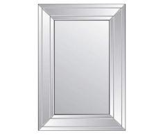 MirrorOutlet Espejo de Pared Grande Veneciano Moderno, Biselado, 60 cm x 90 cm
