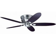 Hunter Fan Low Profile III - Ventilador de techo, 132 cm, color níquel cepillado