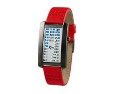 Xtress Reloj Binario para Hombre de Cuarzo con Correa en Cuero XDA1030R