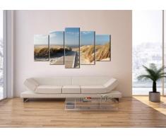 Cuadro sobre lienzo - 5 piezas - Impresión en lienzo - Ancho: 160cm, Altura: 85cm - Foto número 2657 - listo para colgar - en un marco - EA160x85-2657