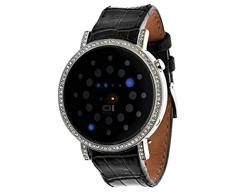 Thumbs Up Reloj Binario para Unisex de Cuarzo con Correa en Cuero ORS502B1