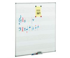 Pizarra magnética pentagrama Faibo 122x100cm Acero vitrificado