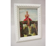 MARCO FOTOS PORTAFOTOS MADERA CORDON BLANCO PEQUEÑO