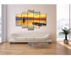 Cuadro sobre lienzo - 5 piezas - Impresión en lienzo - Ancho: 150cm, Altura: 100cm - Foto número 2535 - listo para colgar - en un marco - EA150x100-2535