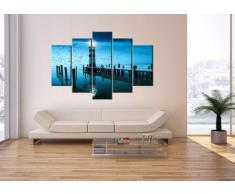 Cuadro sobre lienzo - 5 piezas - Impresión en lienzo - Ancho: 150cm, Altura: 100cm - Foto número 2300 - listo para colgar - en un marco - EA150x100-2300