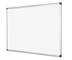 Bi-Office Maya - Pizarra blanca no magnética con marco de aluminio, 600 x 450 mm