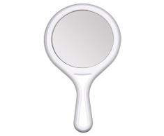 Titania – Espejo de mano con espejo normal y 5 aumentos, 1 unidad de 245 g