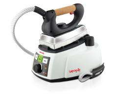 Polti Vaporella 535 Eco Pro - Centro de planchado, Función Eco, capacidad 0,9l, plancha profesional con suela de aluminio y mango de corcho