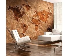 murando® Fotomural 350x245 cm - 3 tres colores a elegir - Papel tejido-no tejido. Fotomurales - Papel pintado - mapa textura k-B-0003-a-d