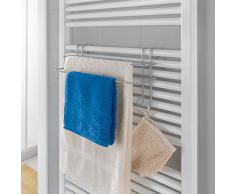 Metaltex - Toallero doble para toallero eléctrico de pared (revestimiento Polytherm)