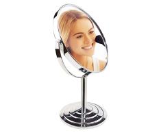 UMI. by Amazon Espejo de Maquillaje de Doble Cara, 1x / 3X de Aumento, Giratorio 360 Grados, Espejo de Mesa