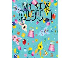 My Kids Album: Blank Sticker Book For Kids. My Lovely Stickers Journal 8x10 100 pages: Volume 8