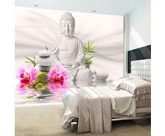 Papel tejido-no tejido. Fotomurales ! Fotomural ! Papel pintado ! 300x210 cm - Buda b-A-0011-a-b - 3 tres colores a elegir