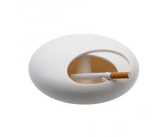 Balvi - Cenicero Pebble blanco melamina