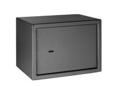 Arregui T25K Caja fuerte de sobreponer sólo llave.350x250x250 mm, Gris oscuro, 350 x 250 x 250 mm