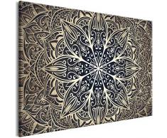 murando Cuadro en Lienzo Mandala 120x80 cm 1 Parte Impresión en Material Tejido no Tejido Impresión Artística Imagen Gráfica Decoracion de Pared Orient Zen SPA f-A-0637-b-b