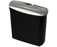 Genie 245 - Destructor de documentos y CD con papelera integrada - color negro/plata
