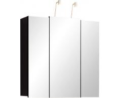 Posseik 5422 84 Santana - Mueble Con Puertas De Espejo, Color Gris