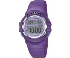 Lorus R2385HX9 - Reloj de pulsera niña, caucho, color morado