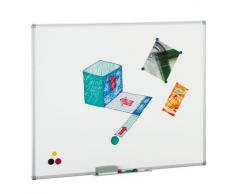 Pizarra blanca magnética vitrificada Faibo 122x244cm