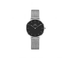 Daniel Wellington Reloj Digital para Mujer de Cuarzo con Correa en Acero Inoxidable DW00100162