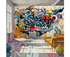 Fotomural 200x140 cm - 3 tres colores a elegir - Papel tejido-no tejido. Fotomurales - Papel pintado - Graffiti i-A-0108-a-b