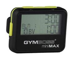 Gymboss miniMAX - Temporizador y cronómetro, color negro y amarillo