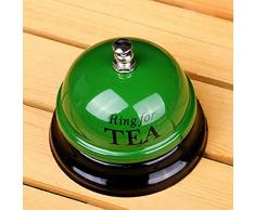 1 pieza de timbre de escritorio de hotel, para recepción, cocina, restaurante y servicio