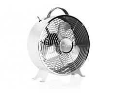 Ventilador de mesa retro Tristar VE-5967 – 25 centímetros – Blanco